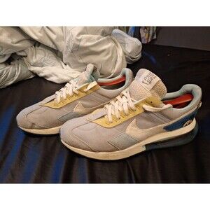 Size 10.5 - Nike Air Max Pre-Day SE Low Sun Club - Wolf Grey Rift Blue